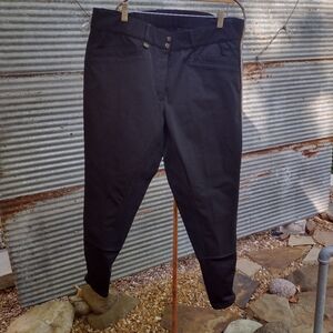 Women's 38 Regular Ovation black full seat breeches